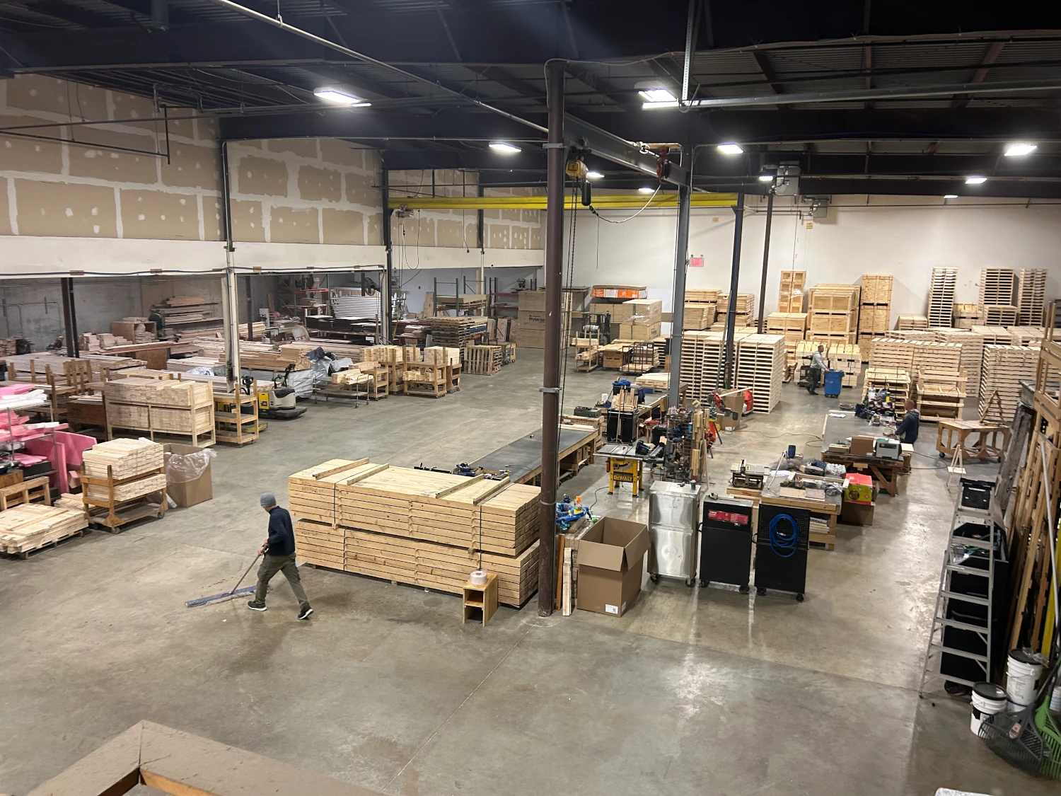 Wood Products Unlimited Industrial Workshop - Custom Crating and Packaging Facility